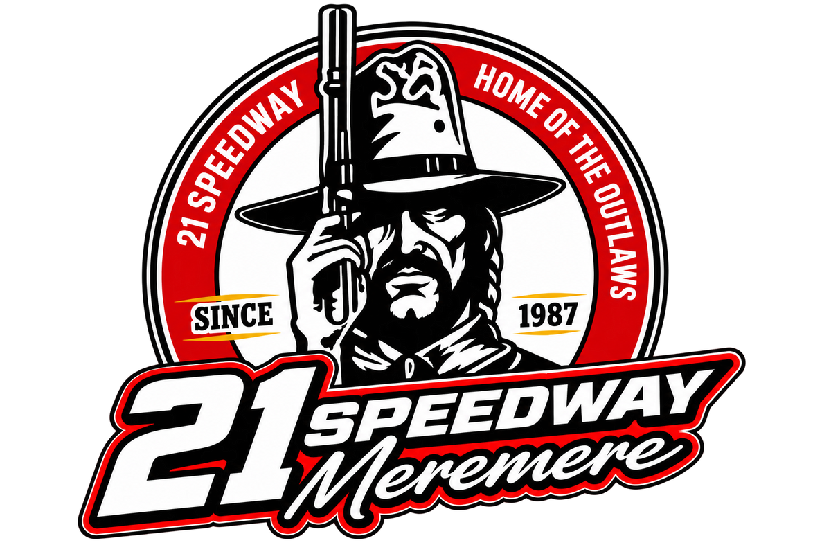 21 Speedway Meremere Stickers (Small)