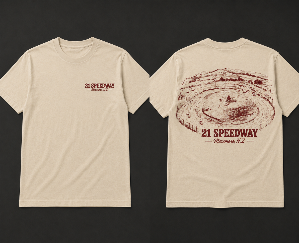 21 Speedway Vintage Track Tee