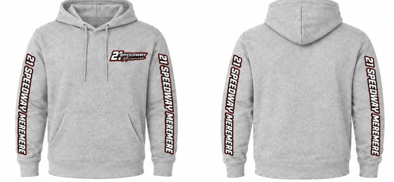 21 Speedway - Plain Back Hoodie