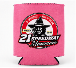 21 Speedway Meremere Pink Stubby Holder