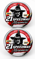 21 Speedway Meremere Mini Hat Badge