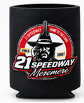 21 Speedway Meremere Black Stubby Holder – Outlaw Logo