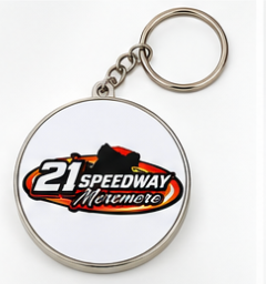 21 Speedway Meremere Round Keyring